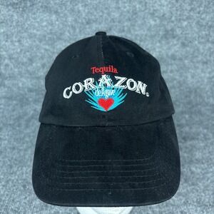 Corazon Tequila Strapback Agave Heart Promo Dad Cap One Size Black
